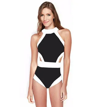 New Women High Waist One-Piece Swimsuit Beachwear Swimwear Push-up Monokini Bikini Bathing Swimming
New Women High Waist One-Piece Swimsuit Beachwear Swimwear Push-up Monokini Bikini Bathing Swimming
