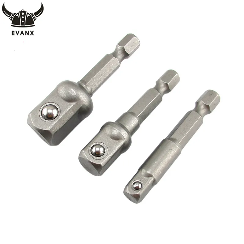 3pcs Drive Socket Adapters 1/2" 1/4" 3/8" Bit Power Extension Bar For Drill Hex Shank Nut Drive Adapter
3pcs Drive Socket Adapters 1/2" 1/4" 3/8" Bit Power Extension Bar For Drill Hex Shank Nut Drive Adapter
