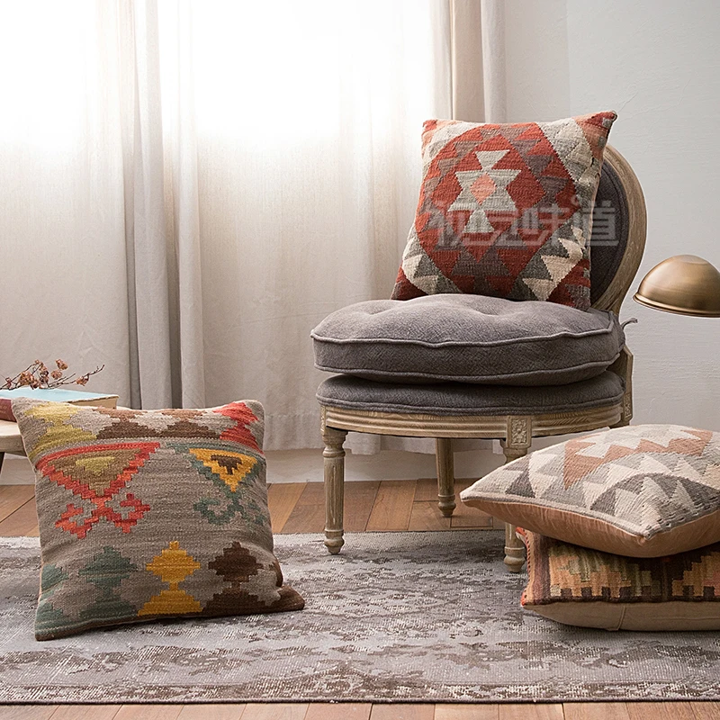 India Continuous System Rural / Nation Wind / Kilim Manual Weave Hard Wool Embrace Pillow Case / Cushiongc193kilimyg40
India Continuous System Rural / Nation Wind / Kilim Manual Weave Hard Wool Embrace Pillow Case / Cushiongc193kilimyg40
