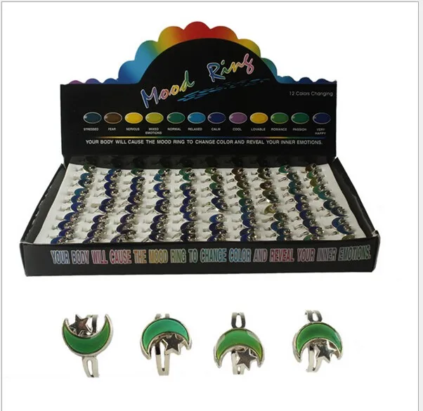 star moon mood ring mix size change color ring to the temperature of your blood mix size
star moon mood ring mix size change color ring to the temperature of your blood mix size