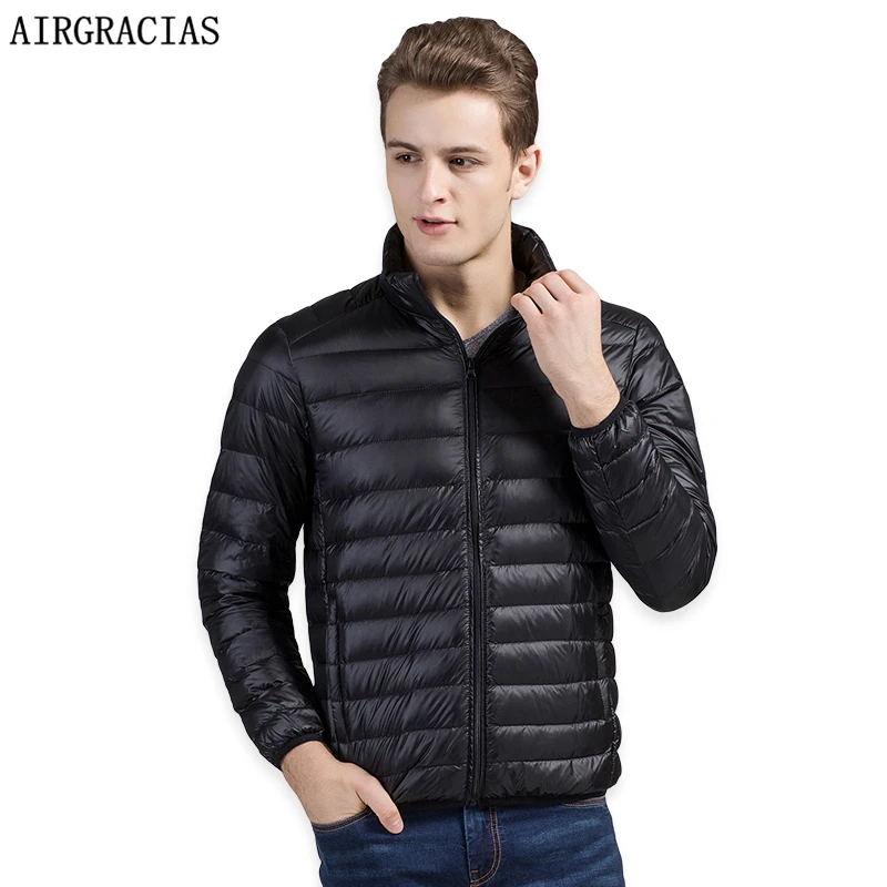 AIRGRACIAS Men Down Coat Lightweight 95% White Duck Down Jacket Winter Thicken Warm Jacket Mens Down Parka Brand Clothing S-4XL
AIRGRACIAS Men Down Coat Lightweight 95% White Duck Down Jacket Winter Thicken Warm Jacket Mens Down Parka Brand Clothing S-4XL