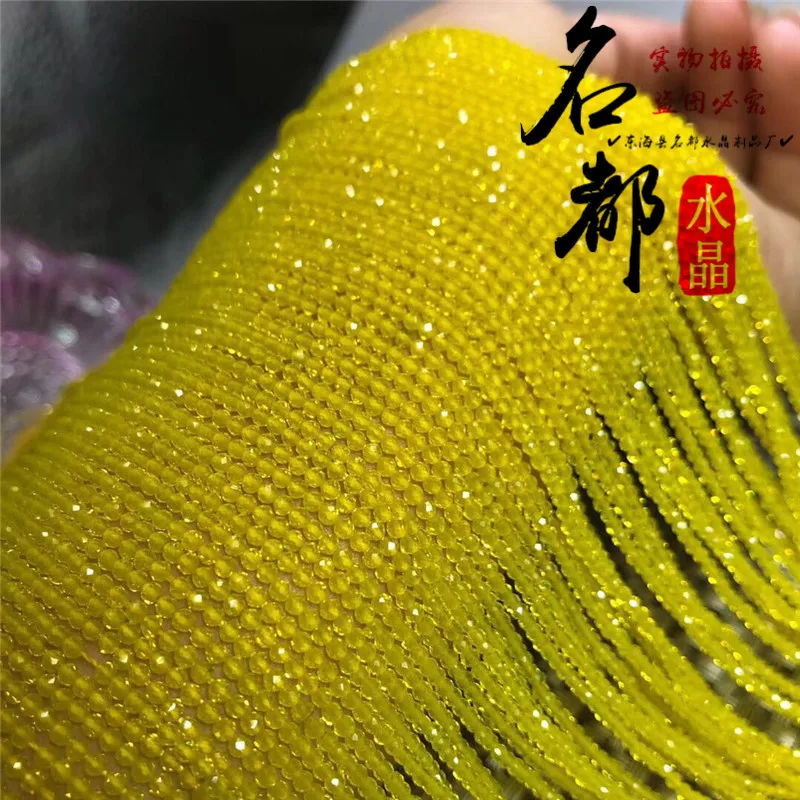 Wholesale Natural Crystal Yellow Spinel Cut Football Face Spinel Semi-finished Long Chain DIY Hand Creative Design 2-2.5mm
Wholesale Natural Crystal Yellow Spinel Cut Football Face Spinel Semi-finished Long Chain DIY Hand Creative Design 2-2.5mm