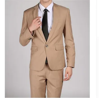 Hot Selling Beige Custom Made Tuxedos Notch Lapel Men's Suits Prom Suits Groomsmen Mens Wedding Suits (Jacket+Pants+Tie)
Hot Selling Beige Custom Made Tuxedos Notch Lapel Men's Suits Prom Suits Groomsmen Mens Wedding Suits (Jacket+Pants+Tie)