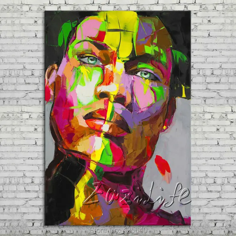 Palette knife portrait Face Oil painting Character figure canvas Hand painted Francoise Nielly wall Art picture 512
Palette knife portrait Face Oil painting Character figure canvas Hand painted Francoise Nielly wall Art picture 512