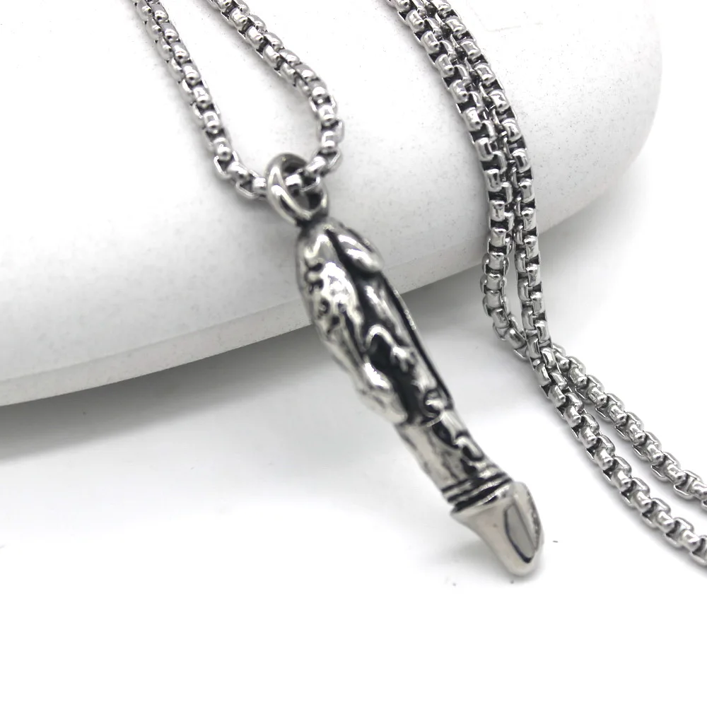 316L Stainless Steel Huge Phallus Phallic Mens Biker Rocker Pendant (Necklace 24inch) D195
316L Stainless Steel Huge Phallus Phallic Mens Biker Rocker Pendant (Necklace 24inch) D195