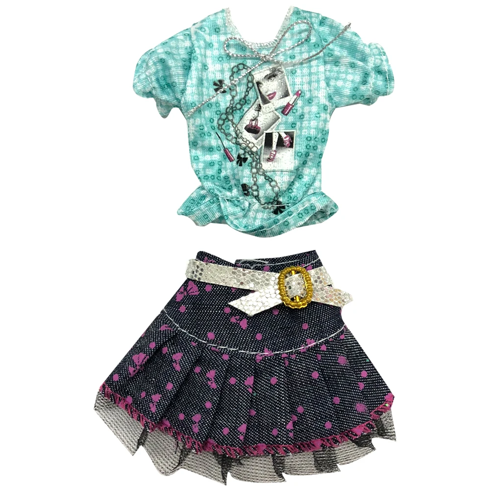 Комплект одежды NK ручной работы модное короткое платье для кукол Барби