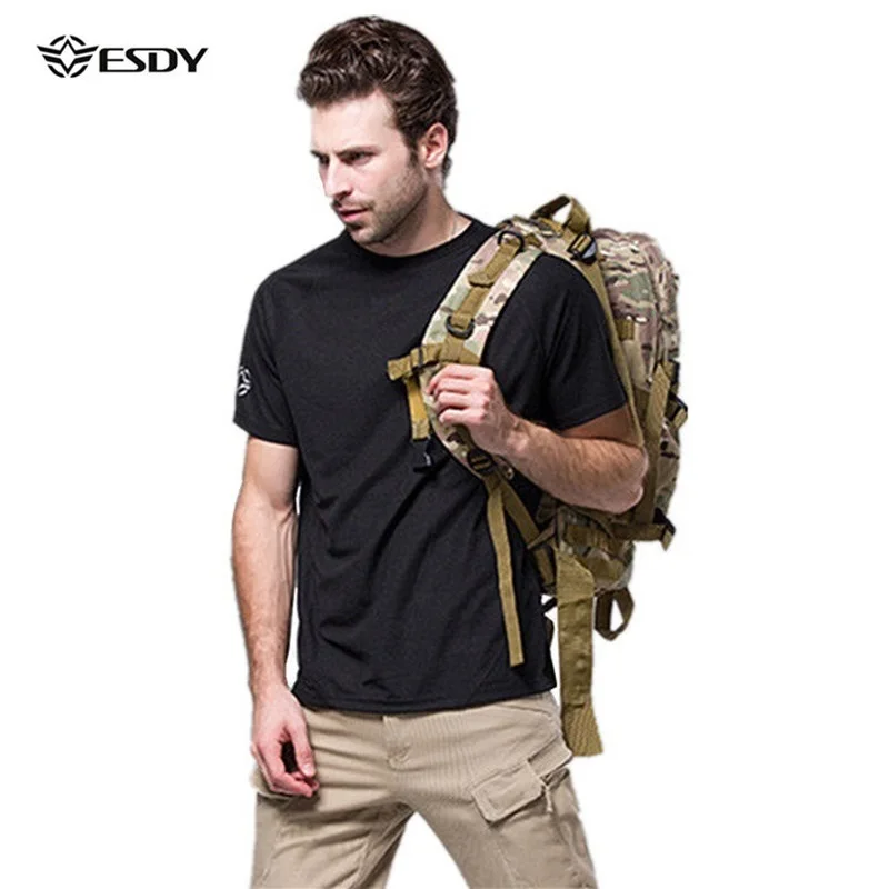 ESDY Outdoor Hiking Camping T Shirt Men Military Tactical Summer Short sleeves Breathable Quick Dry Fitness coolmax T-shirt
ESDY Outdoor Hiking Camping T Shirt Men Military Tactical Summer Short sleeves Breathable Quick Dry Fitness coolmax T-shirt