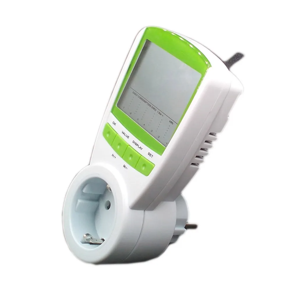 Electric Energy Meter Saver Power watt Meter Tester Wireless Consumption Monitor Analyzer EU plug AC230V
Electric Energy Meter Saver Power watt Meter Tester Wireless Consumption Monitor Analyzer EU plug AC230V