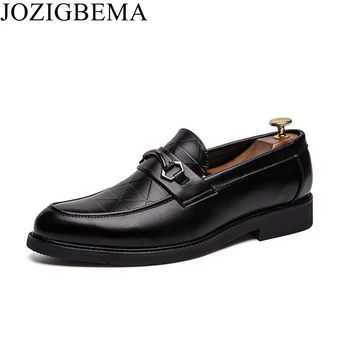 luxury Brand Oxfords Leather Men Shoes Fashion Casual Pointed Top Formal Business Male Wedding Dress Flats Wholesales
luxury Brand Oxfords Leather Men Shoes Fashion Casual Pointed Top Formal Business Male Wedding Dress Flats Wholesales