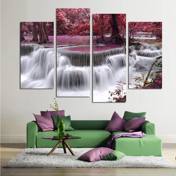 4 Piece Mangrove With Waterfall Modern Home Wall Decor Canvas Picture Art HD Print Painting Set of 4 Each Canvas Arts Unframed
4 Piece Mangrove With Waterfall Modern Home Wall Decor Canvas Picture Art HD Print Painting Set of 4 Each Canvas Arts Unframed