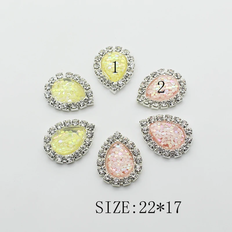 10pcs/lot 22*17MM Drop-Shaped Crystal Button Jewelry Accessories DIY Craft Decoration Material
10pcs/lot 22*17MM Drop-Shaped Crystal Button Jewelry Accessories DIY Craft Decoration Material