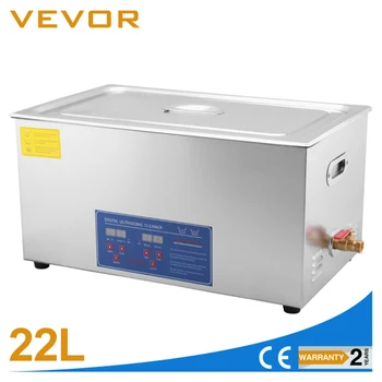 VEVOR Stainless Steel 22 L Ultrasonic Cleaner Device Ultrasonic cleaning equipment For Jewelry Glasses and Timepieces
VEVOR Stainless Steel 22 L Ultrasonic Cleaner Device Ultrasonic cleaning equipment For Jewelry Glasses and Timepieces
