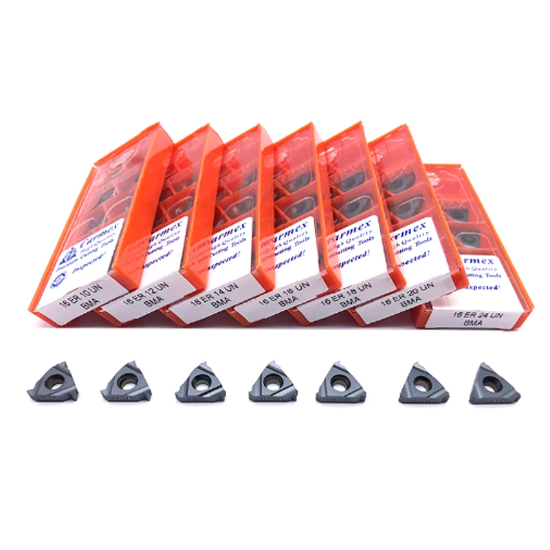 16ER 8UN 10UN 12UN 14UN 16UN 18UN 20UN 24UN BMA External Thread Turning Tools Carbide insert Lathe cutter Tool
16ER 8UN 10UN 12UN 14UN 16UN 18UN 20UN 24UN BMA External Thread Turning Tools Carbide insert Lathe cutter Tool