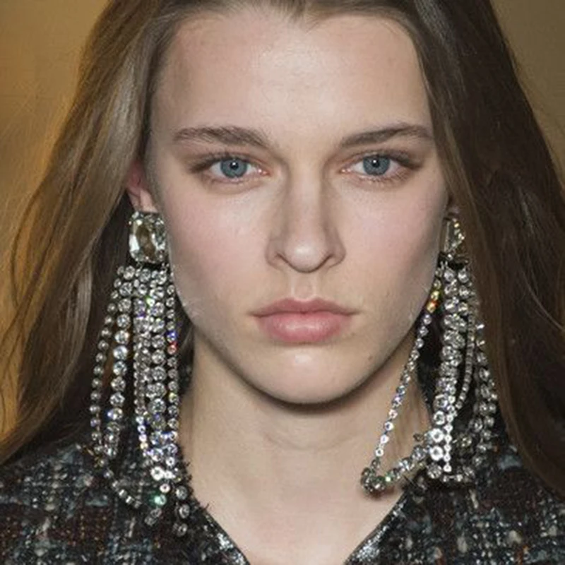 Miwens 2019 New Crystal Tassel Metal Drop Earrings Women Gold&Silver Color Statement Earring Handmade Jewelry Accessories A577
Miwens 2019 New Crystal Tassel Metal Drop Earrings Women Gold&Silver Color Statement Earring Handmade Jewelry Accessories A577