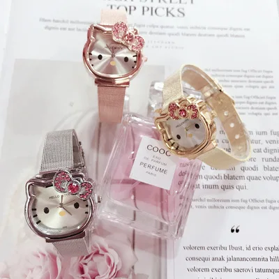 Anime Hello Kitty cartoon child student flip wristwatch Cute girl pink Hello Kitty bow-knot rosette electronic watch cosplay
Anime Hello Kitty cartoon child student flip wristwatch Cute girl pink Hello Kitty bow-knot rosette electronic watch cosplay