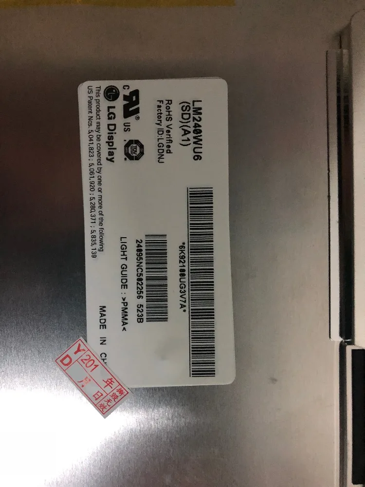 Доставка из США, A1267 LM240WU6 SD A1 для Apple LED Cinema, 24-дюймовый ЖК-дисплей, панель экрана
Доставка из США, A1267 LM240WU6 SD A1 для Apple LED Cinema, 24-дюймовый ЖК-дисплей, панель экрана