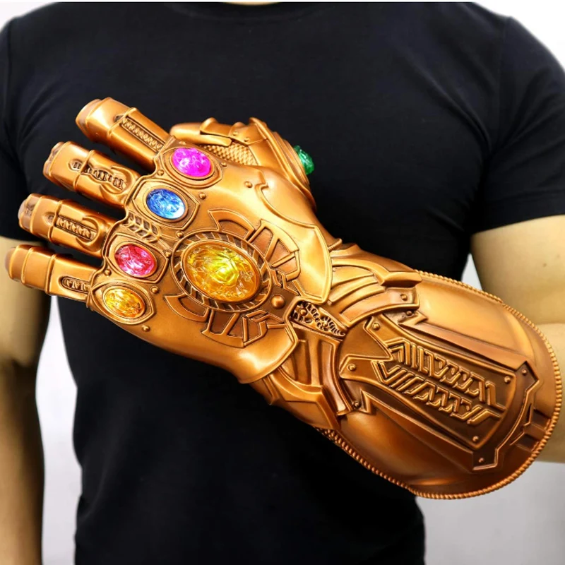 Thanos Mask Infinity Gauntlet Avengers Infinity War Cosplay LED Gloves Figure Model Halloween Party Collection Costume Props
Thanos Mask Infinity Gauntlet Avengers Infinity War Cosplay LED Gloves Figure Model Halloween Party Collection Costume Props