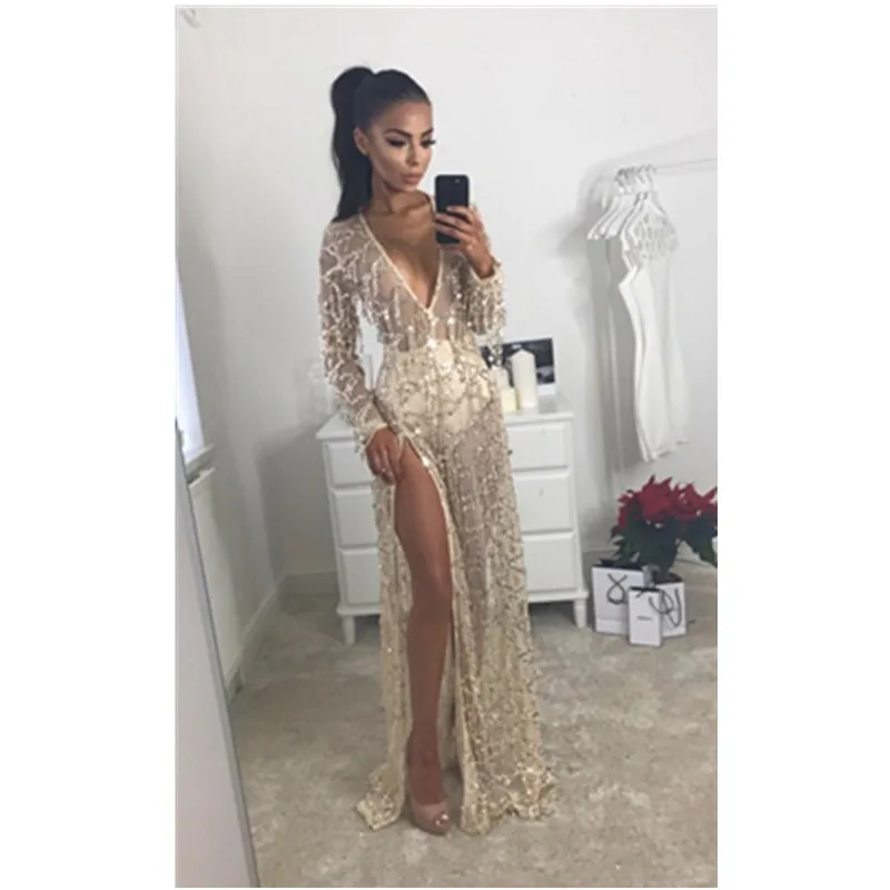 2018 New Fashion Woman Dress Lace Split Solid NEW Sexy Womens Summer Vintage Boho Long Maxi Party Beach Style Sequins Dress
2018 New Fashion Woman Dress Lace Split Solid NEW Sexy Womens Summer Vintage Boho Long Maxi Party Beach Style Sequins Dress