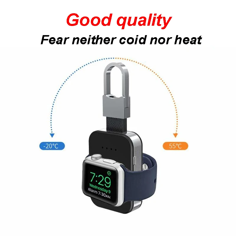 Portable Min QI Wireless Charger 950mah Power Bank for Apple Watch Outdoor Mini Charger For Apple Watch 1 2 3 4 Series
Portable Min QI Wireless Charger 950mah Power Bank for Apple Watch Outdoor Mini Charger For Apple Watch 1 2 3 4 Series