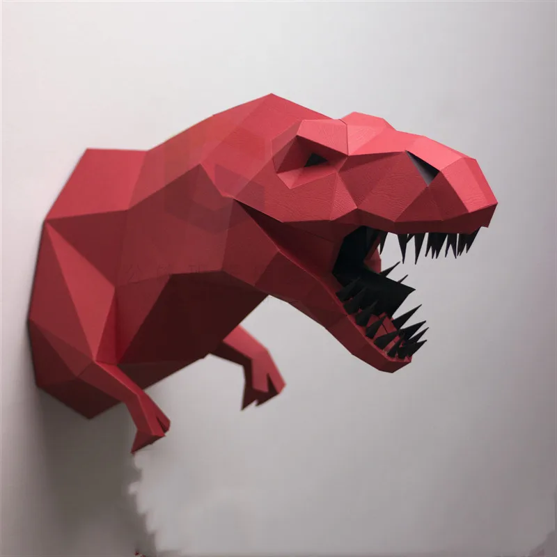 Wall Paper Tyrannosaurus Rex Model Toys Handmade 3D DIY material manual creative Party show props lovely tide decorate Gift
Wall Paper Tyrannosaurus Rex Model Toys Handmade 3D DIY material manual creative Party show props lovely tide decorate Gift