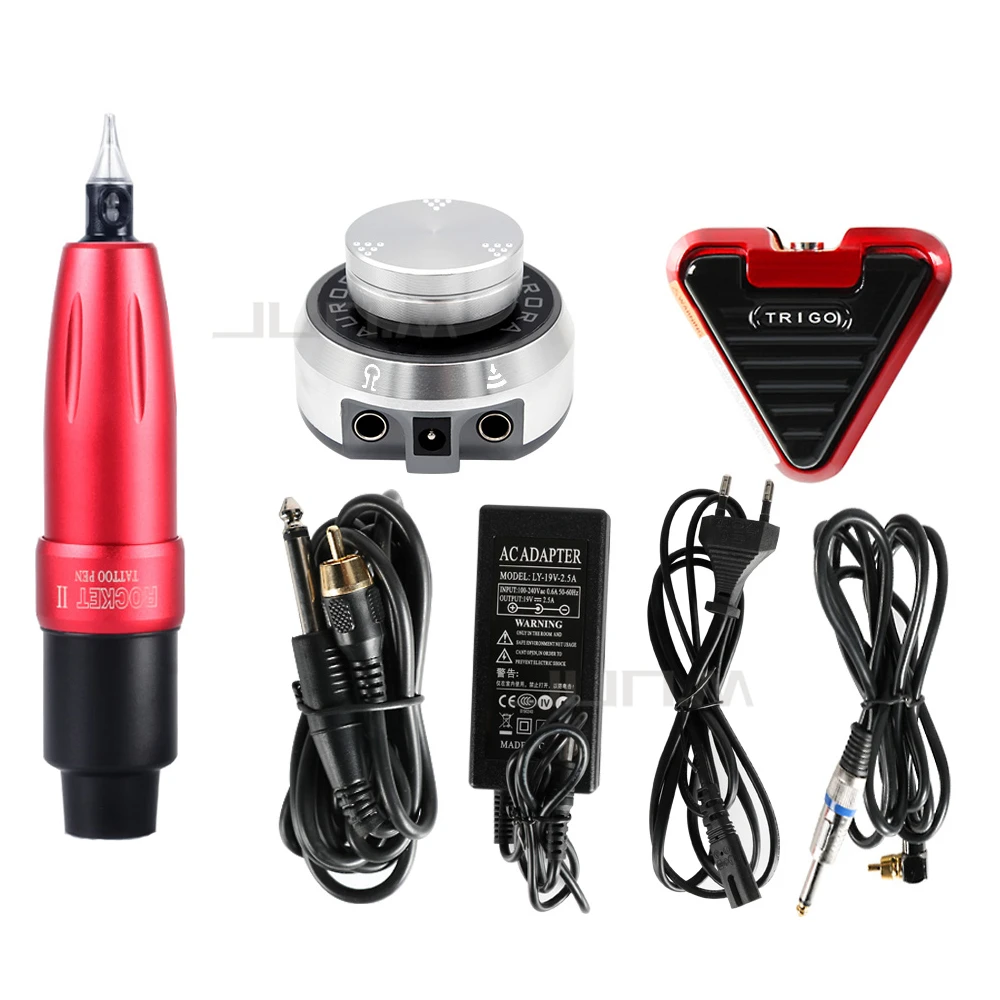 Professional Tattoo Set Matching Rocket Second Generation Rotating Motor Tattoo Pen Aurora I Power Supply Triangle Pedal Supply
Professional Tattoo Set Matching Rocket Second Generation Rotating Motor Tattoo Pen Aurora I Power Supply Triangle Pedal Supply