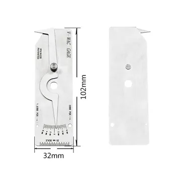 0-6mm Single Weld Gage Undercut Depth Gauge V-WAC Weld Ruler Molten Pool Depth Measuring Tool
0-6mm Single Weld Gage Undercut Depth Gauge V-WAC Weld Ruler Molten Pool Depth Measuring Tool