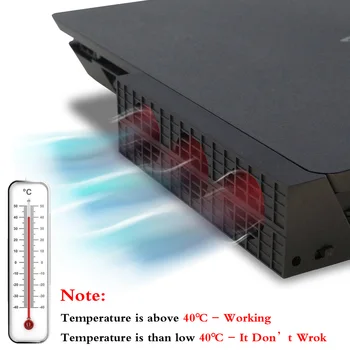 PS4 Slim Cooling Fan Console Cooler Smart Thermostat 3 Fans System Station for Sony Playstation 4 PS4 Slim
PS4 Slim Cooling Fan Console Cooler Smart Thermostat 3 Fans System Station for Sony Playstation 4 PS4 Slim