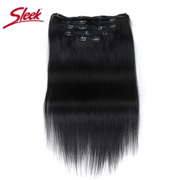 Sleek Colorful Hair 7Pcs Clip in Human Hair Extensions Brazilian Striaght Human Hair Full Head Sets Remy Hair Extension Clip 
Sleek Colorful Hair 7Pcs Clip in Human Hair Extensions Brazilian Striaght Human Hair Full Head Sets Remy Hair Extension Clip