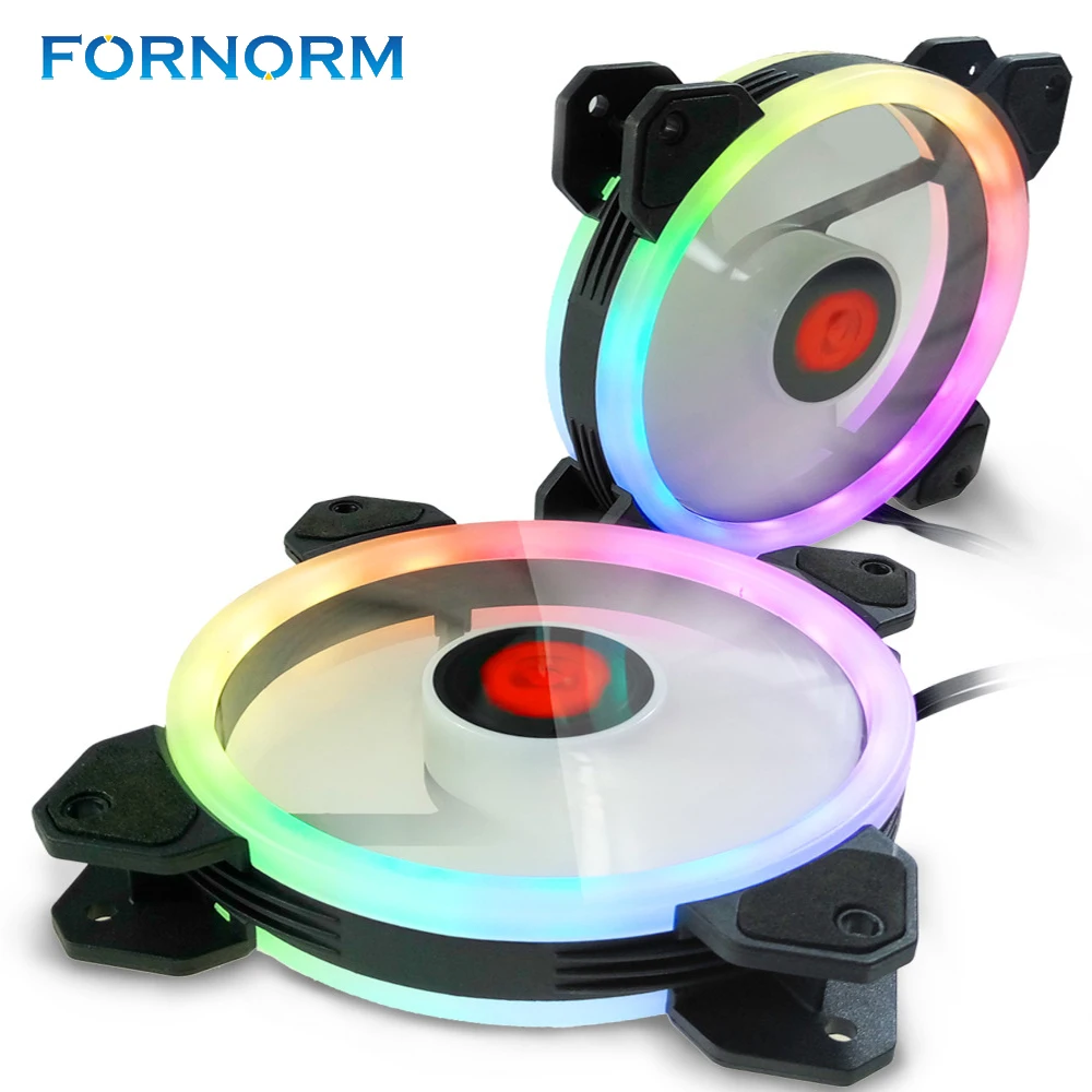 FORNORM RGB LED RGB PC Fans Adjustable Color LED Fan CPU Coolers 120mm High Performance RGB LED Six Fans with
FORNORM RGB LED RGB PC Fans Adjustable Color LED Fan CPU Coolers 120mm High Performance RGB LED Six Fans with