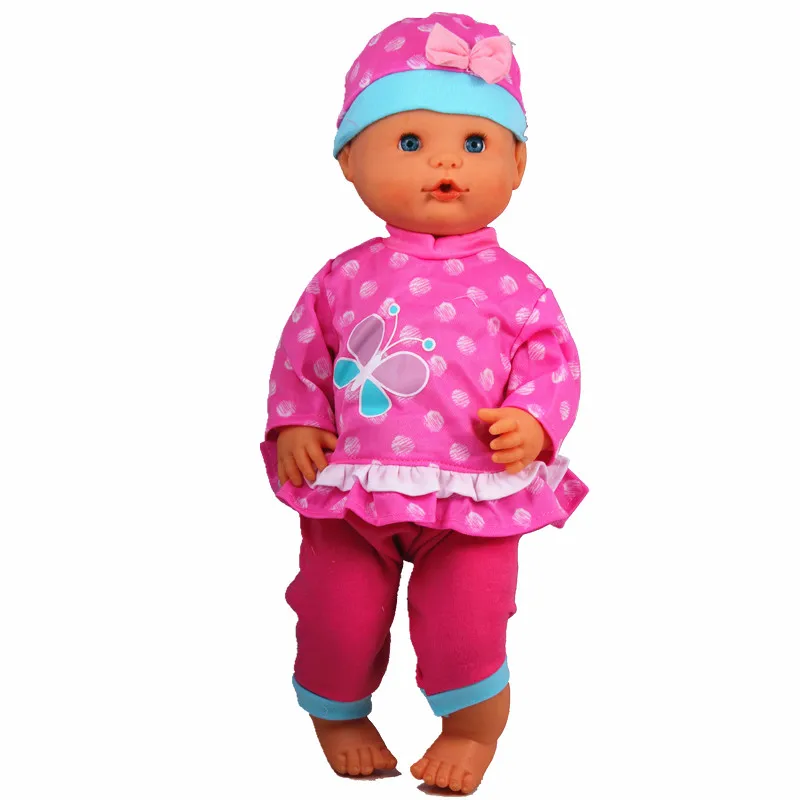 16inch Doll Clothes 41CM Nenuco Ropa Accesorios Nenuco 40cm Baby Doll Outfits Butterfly Flounce Hem T-shirt With Trousers Hat
16inch Doll Clothes 41CM Nenuco Ropa Accesorios Nenuco 40cm Baby Doll Outfits Butterfly Flounce Hem T-shirt With Trousers Hat