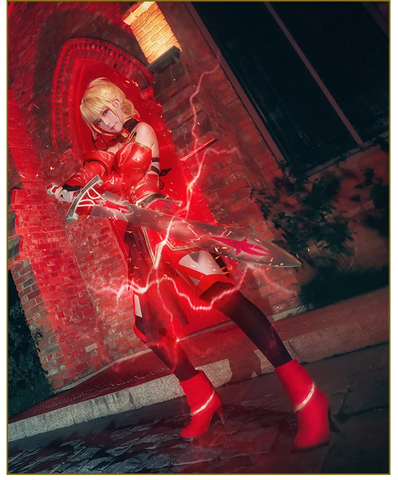 Fate/Apocrypha Fate/stay night Saber Servant Mordred cosplay costume Breifs tupe tops women dress Panties wig shoes
Fate/Apocrypha Fate/stay night Saber Servant Mordred cosplay costume Breifs tupe tops women dress Panties wig shoes