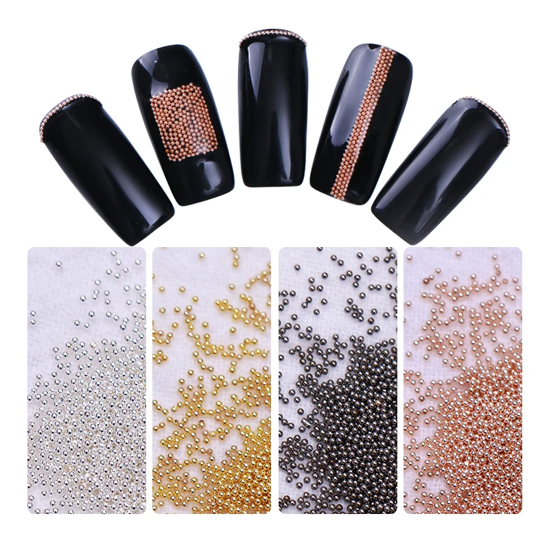 1 Box Nail Rhinestones Stainless Steel Rose Gold Silver Black Beads Multi-size DIY 3D Nail Art Decoration 3g Manicure Design
1 Box Nail Rhinestones Stainless Steel Rose Gold Silver Black Beads Multi-size DIY 3D Nail Art Decoration 3g Manicure Design