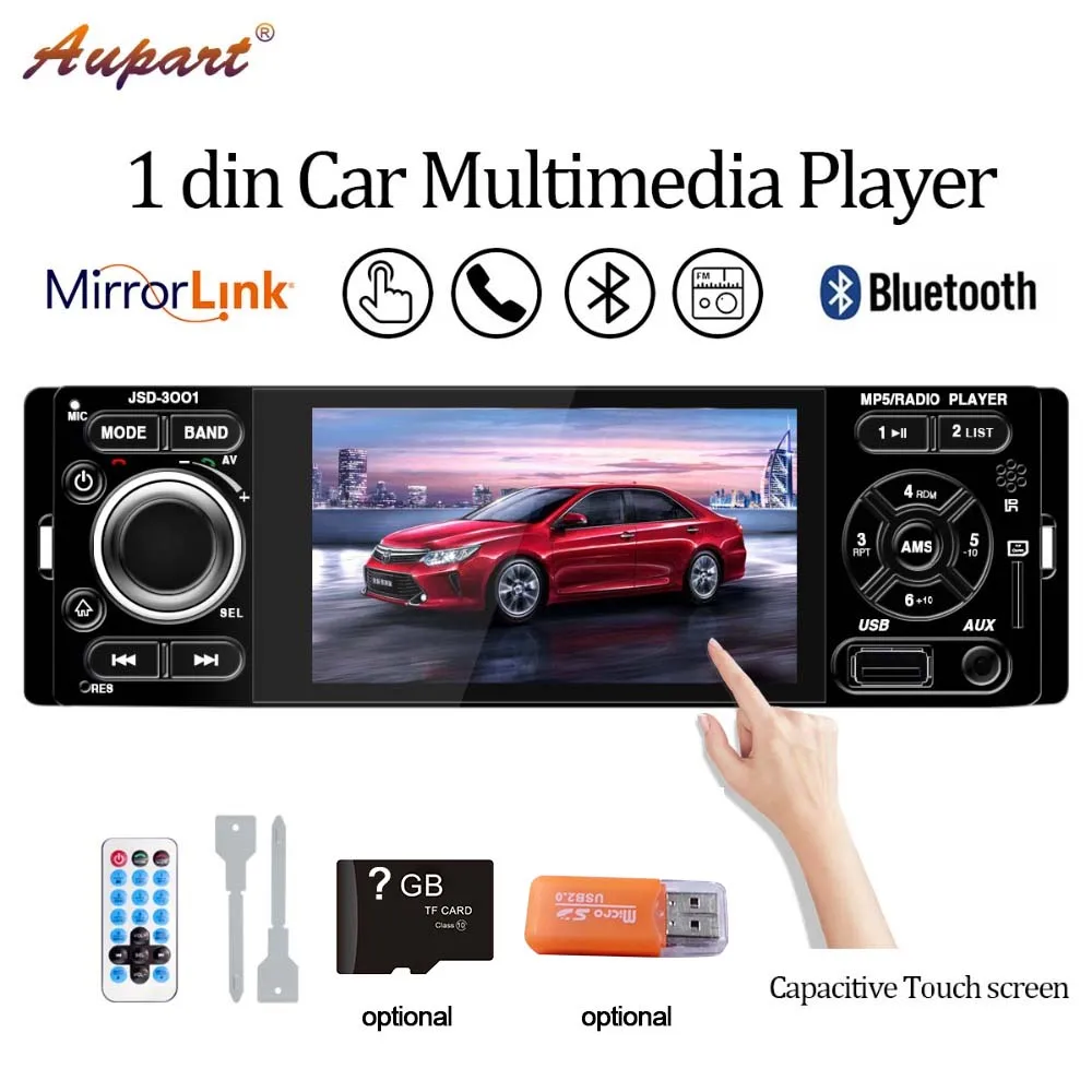 1 Din car radio 4'' inch autoaudio Capacitive touch screen autoradio auto universal mp4 mp5 music multimedia player bluetooth
1 Din car radio 4'' inch autoaudio Capacitive touch screen autoradio auto universal mp4 mp5 music multimedia player bluetooth