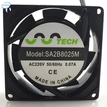 SA2B8025M Copper Wire Double Ball Bearing Axial Cooling Fan AC 220V 0.07A 8025 8CM 80*80*25mm 2 Wires 50/60HZ
SA2B8025M Copper Wire Double Ball Bearing Axial Cooling Fan AC 220V 0.07A 8025 8CM 80*80*25mm 2 Wires 50/60HZ