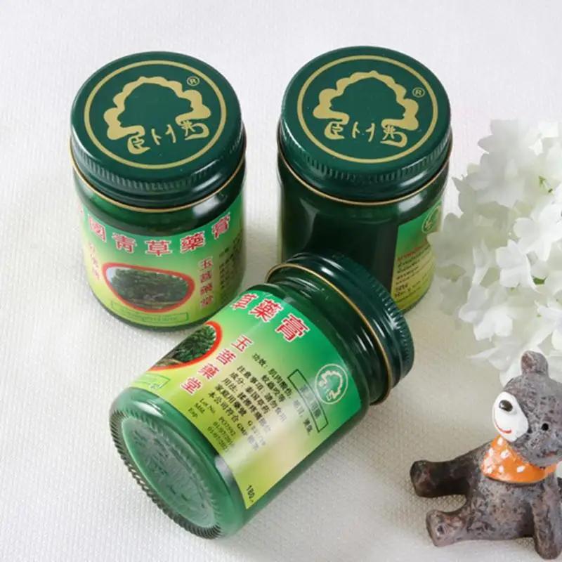 3pcs 50g/Bottle Thai Herbal Balm Muscle Ache Anti-mosquito Itching Refresh Cold Headache Mosquito Joint Pain Ointment L4
3pcs 50g/Bottle Thai Herbal Balm Muscle Ache Anti-mosquito Itching Refresh Cold Headache Mosquito Joint Pain Ointment L4