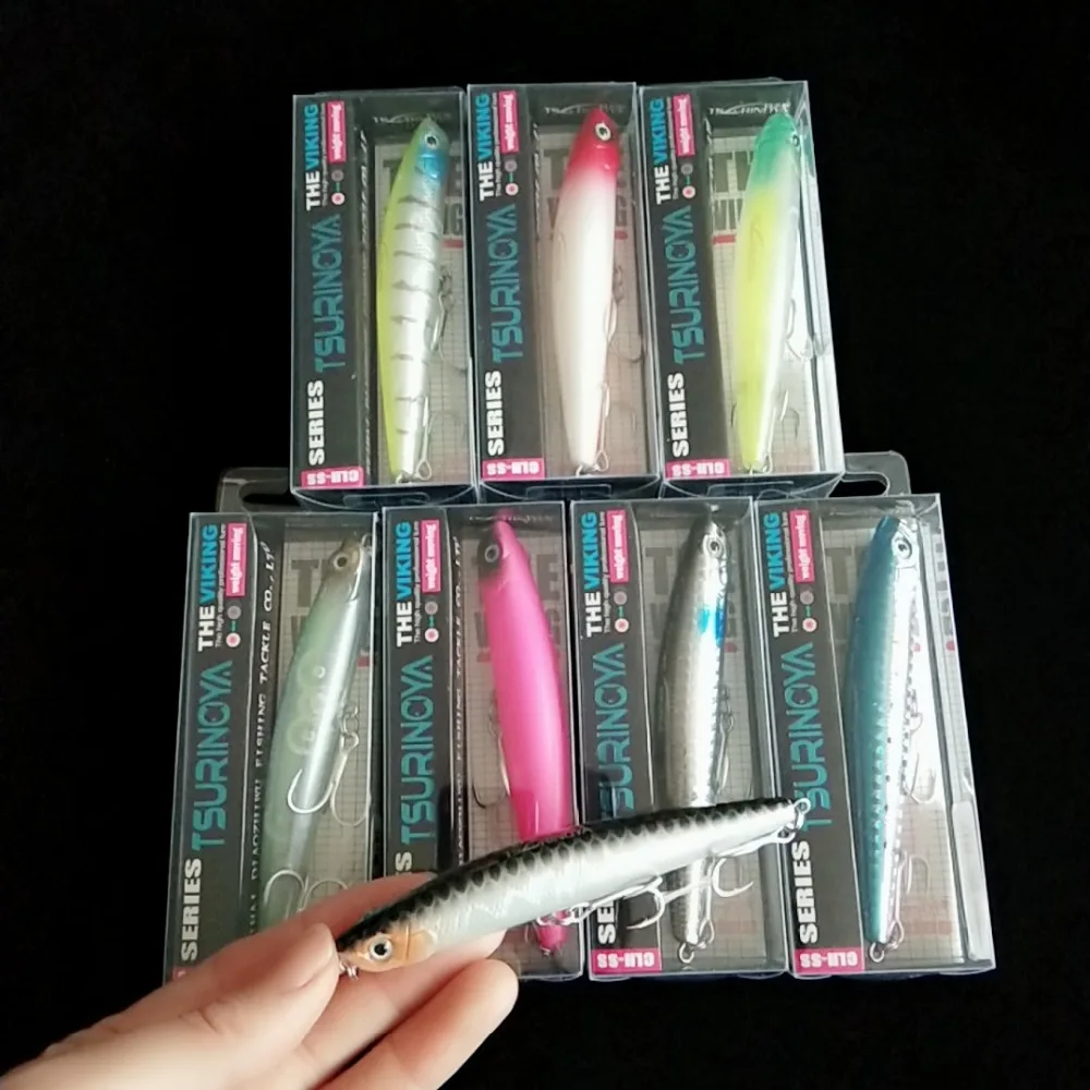 TSURINOYA 2019 new 8PCS 98mm 9.2g Fishing Lure Pencil lure DW66 Floating Top Water Bass Lure Artificial Hard Baits
TSURINOYA 2019 new 8PCS 98mm 9.2g Fishing Lure Pencil lure DW66 Floating Top Water Bass Lure Artificial Hard Baits