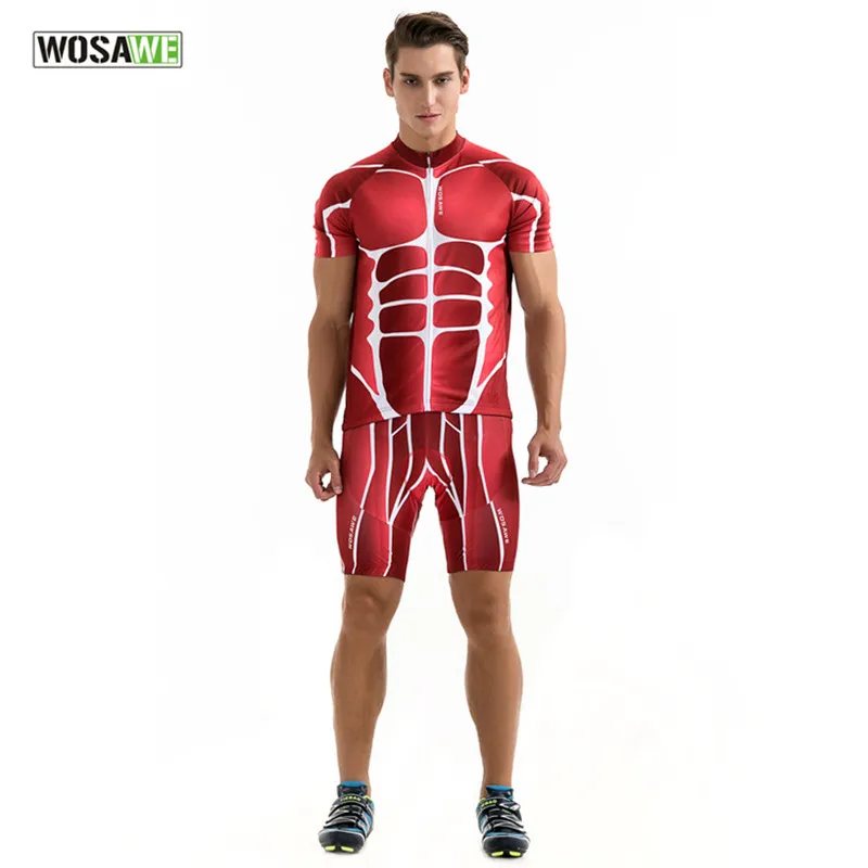 Summer Unisex Muscle Cycling Suit Sets Short Sleeve Cycling Clothing Maillot Bicycle Clothes Round neck Red Bike Shirt
Summer Unisex Muscle Cycling Suit Sets Short Sleeve Cycling Clothing Maillot Bicycle Clothes Round neck Red Bike Shirt