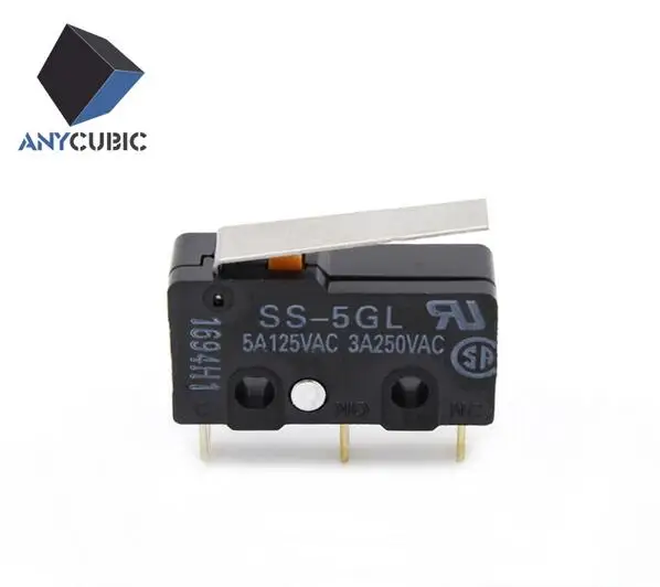 10pcs/lot Ultimaker 3d Printer Limit Switch 5A 1.47N Omron OMRON micro switch SS-5GL
10pcs/lot Ultimaker 3d Printer Limit Switch 5A 1.47N Omron OMRON micro switch SS-5GL