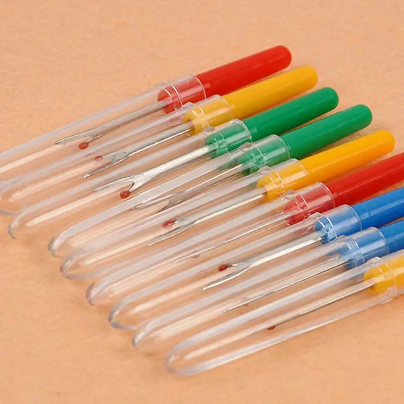 Hot New Sharp Stitches Removed Tool Safe Plastic Handle Craft Thread Cutter Seam Ripper Cross Stitch Sewing Tools
Hot New Sharp Stitches Removed Tool Safe Plastic Handle Craft Thread Cutter Seam Ripper Cross Stitch Sewing Tools