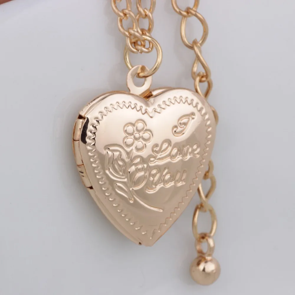 I Love You Flower Heart- shaped Pendant Necklace Photo Box For Women Heart Pendant Necklace Photo box Can open YP2728
I Love You Flower Heart- shaped Pendant Necklace Photo Box For Women Heart Pendant Necklace Photo box Can open YP2728