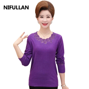 NIFULLAN 2020 Lace Collar Knitted Sweaters And Pullovers Women Fall Winter Knitwear Female Tops Solid Jumper Stretch Pull Femme
NIFULLAN 2020 Lace Collar Knitted Sweaters And Pullovers Women Fall Winter Knitwear Female Tops Solid Jumper Stretch Pull Femme