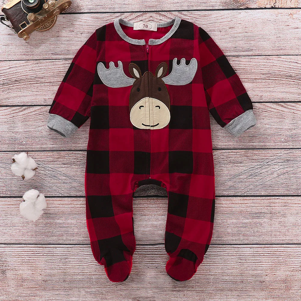 Baby Christmas Romper Infant Baby Christmas Boy Cartoon Embroidery Zip Jumpsuit Romper Clothes 0-24M Long sleeve body*95
Baby Christmas Romper Infant Baby Christmas Boy Cartoon Embroidery Zip Jumpsuit Romper Clothes 0-24M Long sleeve body*95