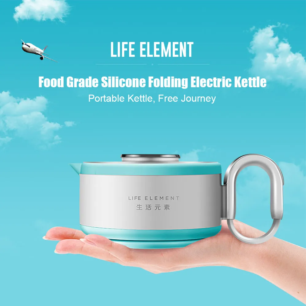 LIFE ELEMENT I10 Electric Food Grade Silicone Folding Kettle Mini Travel Portable Mechanical Edition
LIFE ELEMENT I10 Electric Food Grade Silicone Folding Kettle Mini Travel Portable Mechanical Edition