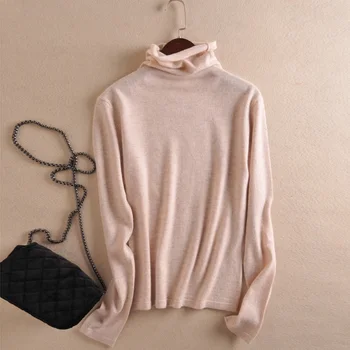 New Arrival Women Wool Pullover Sweater Tops 100% Wool Pile Collar Warm Knit Sweater S-2XL
New Arrival Women Wool Pullover Sweater Tops 100% Wool Pile Collar Warm Knit Sweater S-2XL