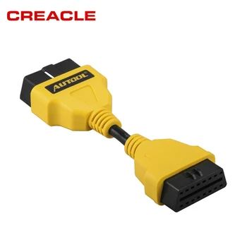 Original AUTOOL 14CM OBD2 Cable Connector OBDII 16pin Extension Cable OBD2 Extension Cable For EASYDIAG,X431 IDIAG
Original AUTOOL 14CM OBD2 Cable Connector OBDII 16pin Extension Cable OBD2 Extension Cable For EASYDIAG,X431 IDIAG