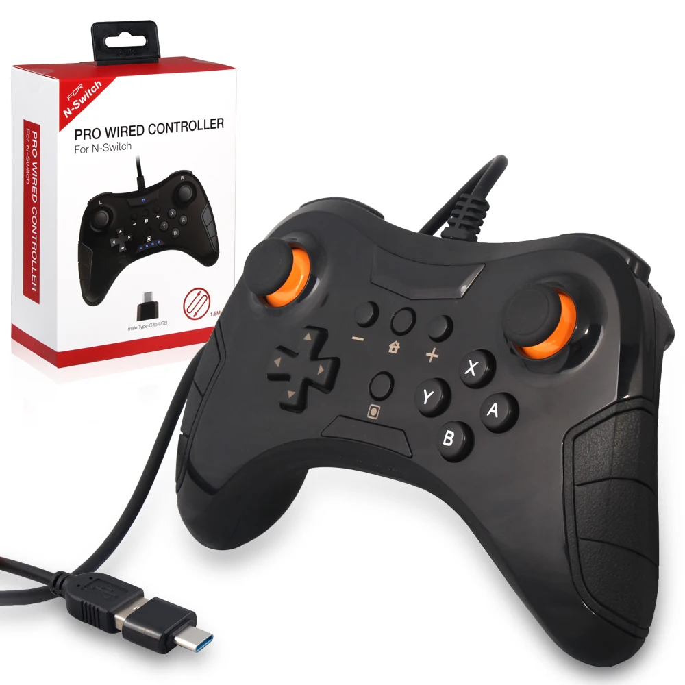 2017 Wired GAME Controller for Nintend Switch Pro Gamepad Wired Joystick for Switch Pro Wired GAME Controller Game Accessories
2017 Wired GAME Controller for Nintend Switch Pro Gamepad Wired Joystick for Switch Pro Wired GAME Controller Game Accessories