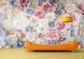 Custom Wallpaper Murals Colorful Roses Self Adhesive Vinyl Wall Sticker Wall Paper Art Wall Painting Living Room
Custom Wallpaper Murals Colorful Roses Self Adhesive Vinyl Wall Sticker Wall Paper Art Wall Painting Living Room