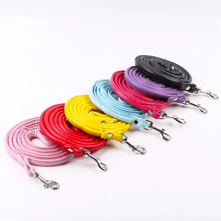 PU Leather Rope Dog whisperer Cesar Millan style Slip Training Leash Lead and Collar Red Blue Black Colors
PU Leather Rope Dog whisperer Cesar Millan style Slip Training Leash Lead and Collar Red Blue Black Colors