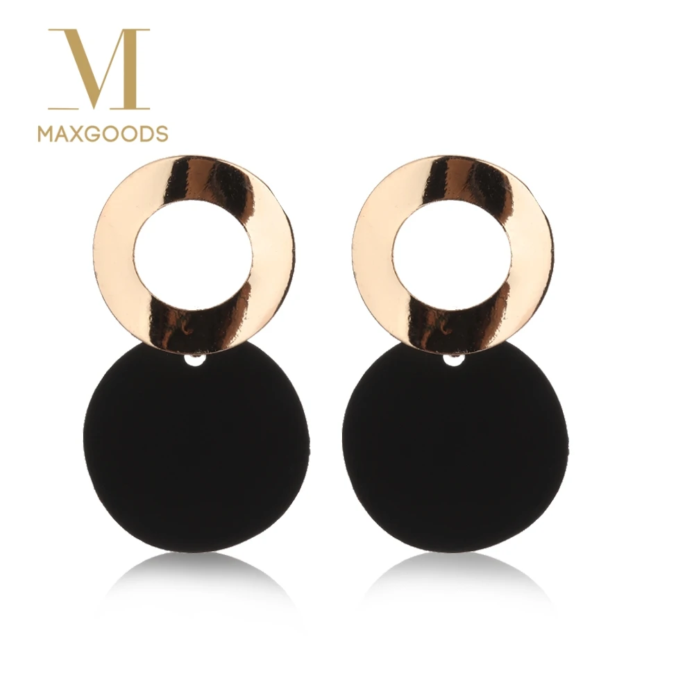 Fashion Double Circle Round Long Dangle Earrings Women Punk Alloy Black Color Bump Earrings For Female Party Jewelry
Fashion Double Circle Round Long Dangle Earrings Women Punk Alloy Black Color Bump Earrings For Female Party Jewelry
