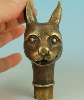 100% brass Pure Copper Brass Grandpa Good Lucky Chinese Old Handmade Carved Rabbit Collect Statue Walking Stick Head
100% brass Pure Copper Brass Grandpa Good Lucky Chinese Old Handmade Carved Rabbit Collect Statue Walking Stick Head